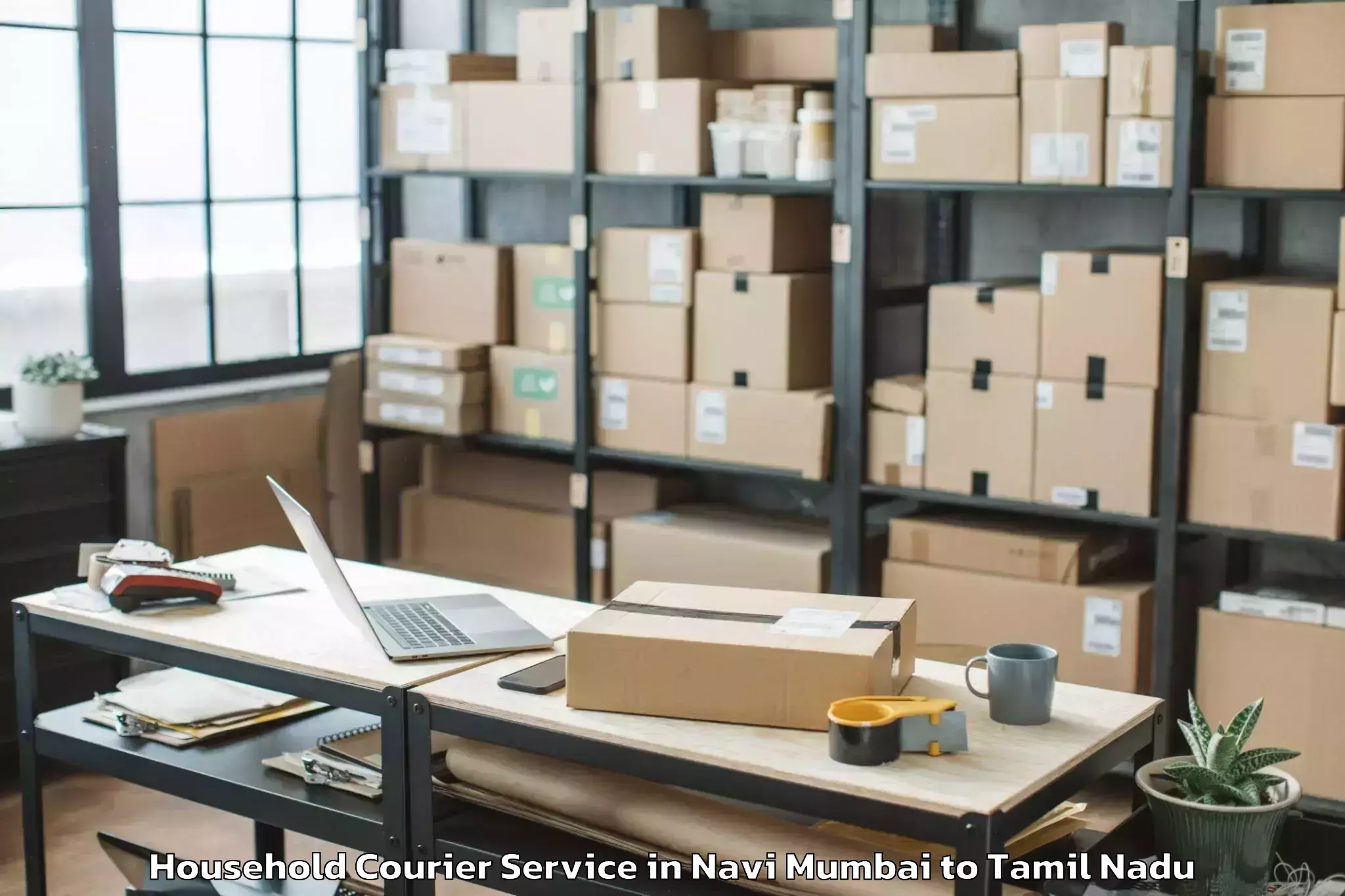 Top Navi Mumbai to Mohanur Household Courier Available